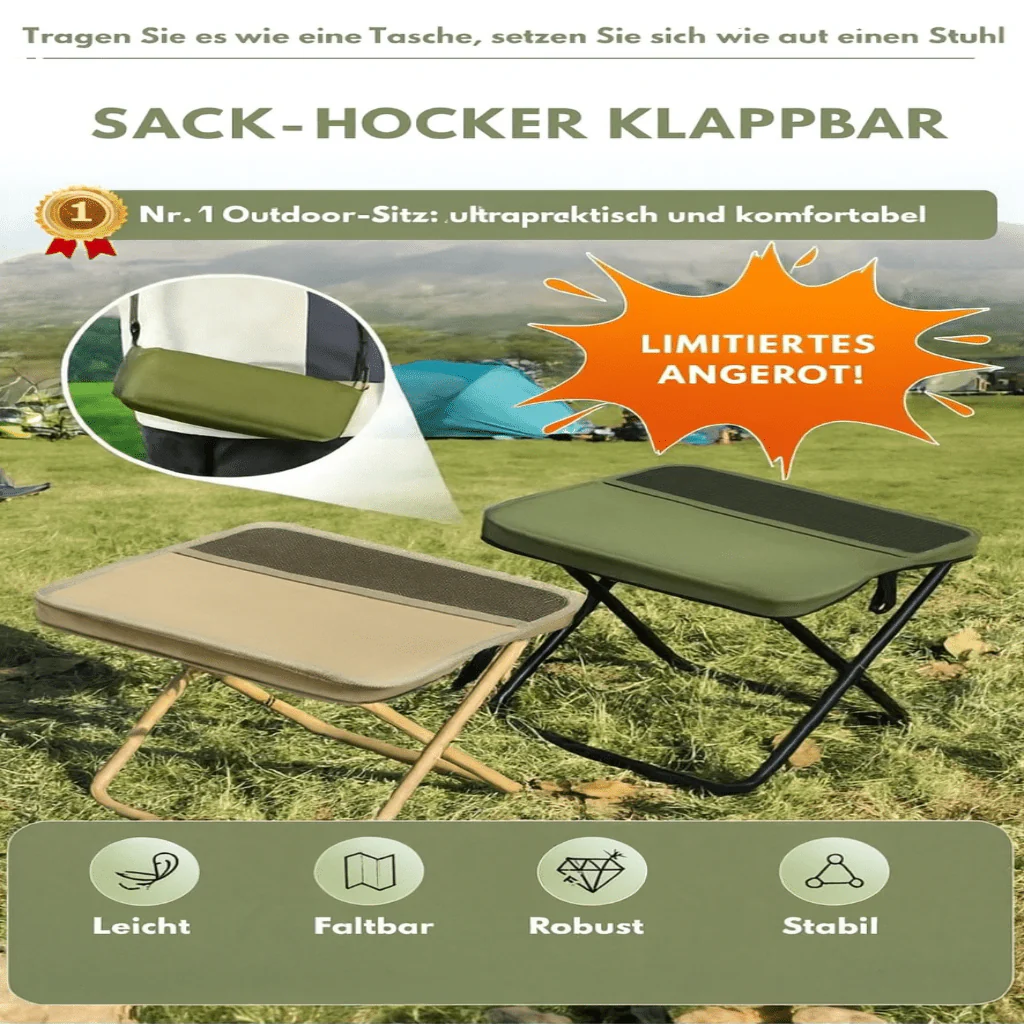 2-in-1 chair bag - waterproof folding chair & rucksack for outdoor adventures - Image 6