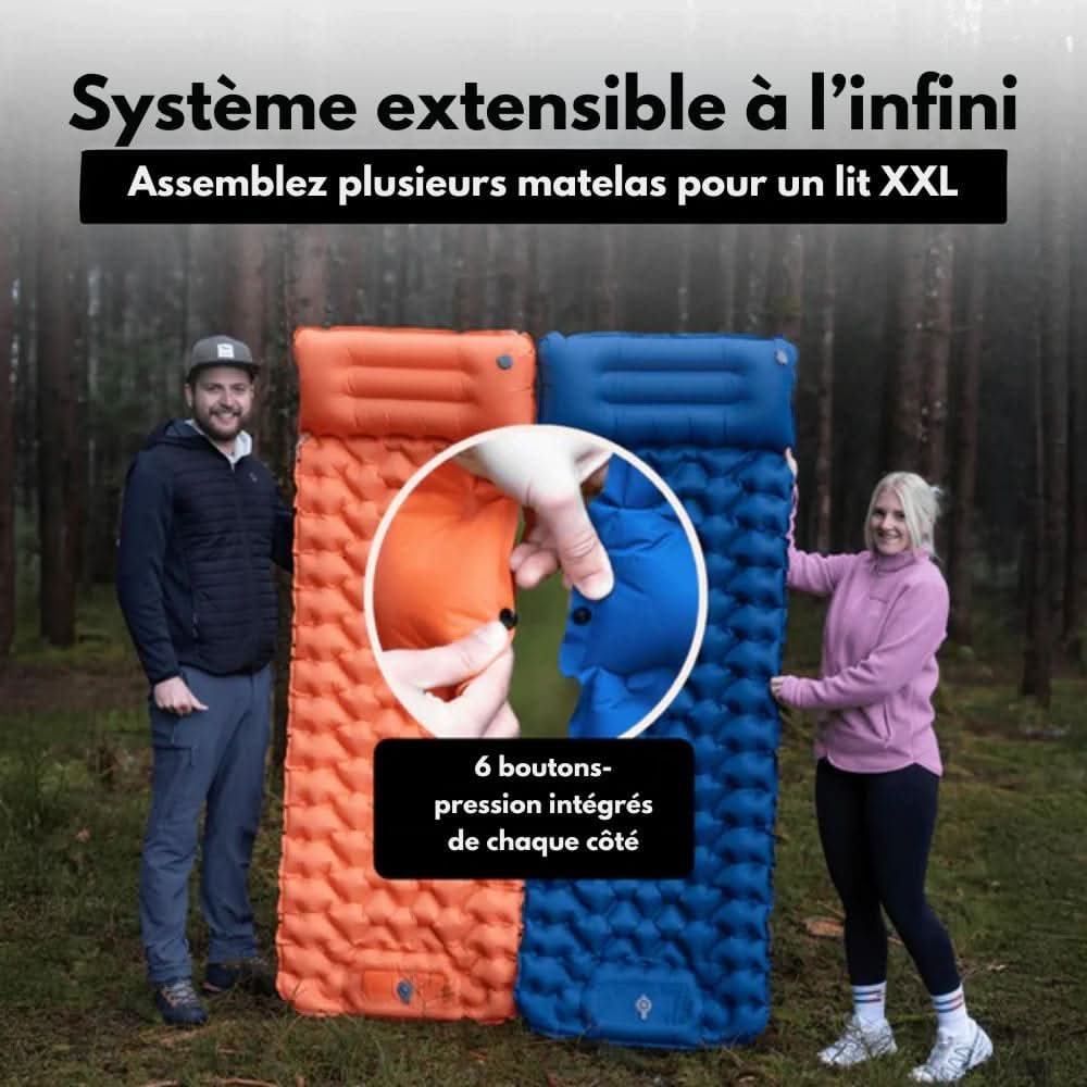 AirTrek Mat - Inflatable camping mattress with foot pump & ergonomic design - Image 5