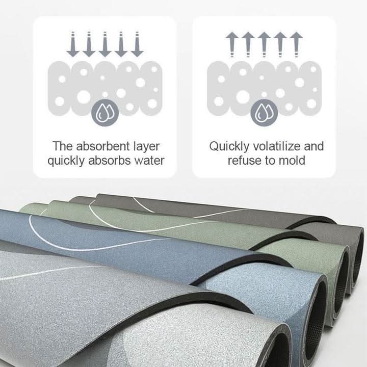 AquaComfort Bath Mat – Quick-Drying Microfiber Mat for Comfort & Style - Image 4