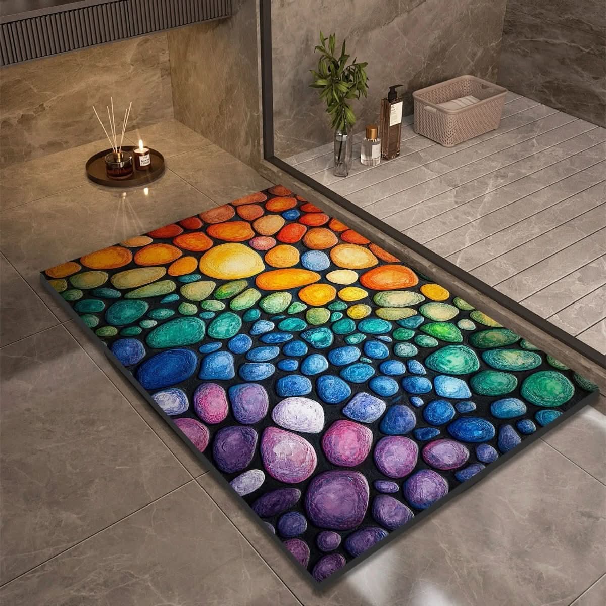 AQUASOFT BATH MAT – Diatomaceous Earth Bath Mat for Safety & Comfort - Image 12