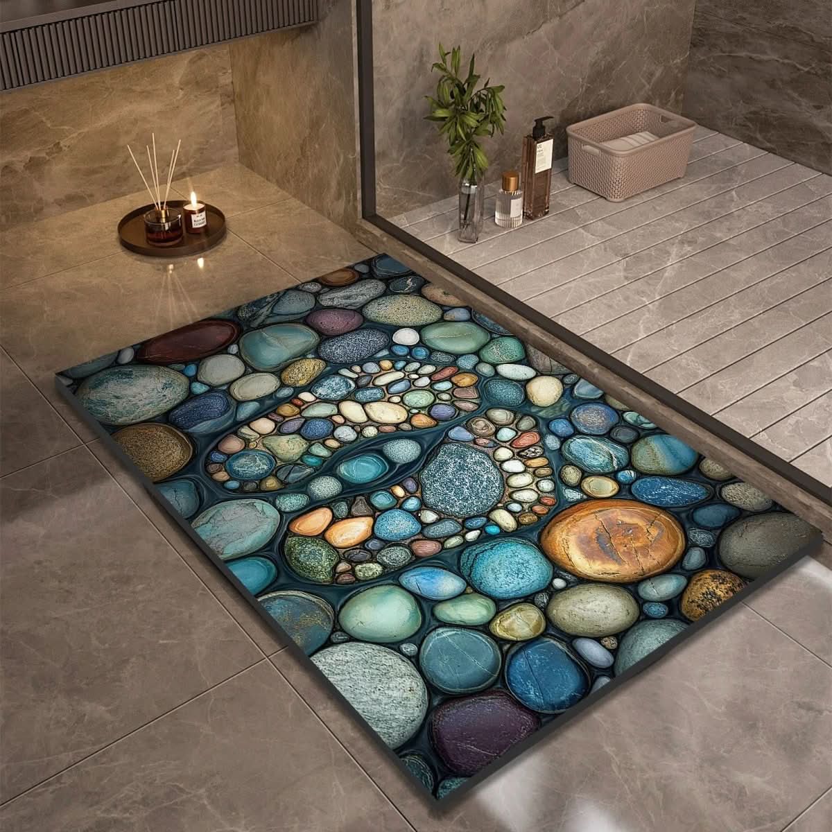 AQUASOFT BATH MAT – Diatomaceous Earth Bath Mat for Safety & Comfort - Image 21