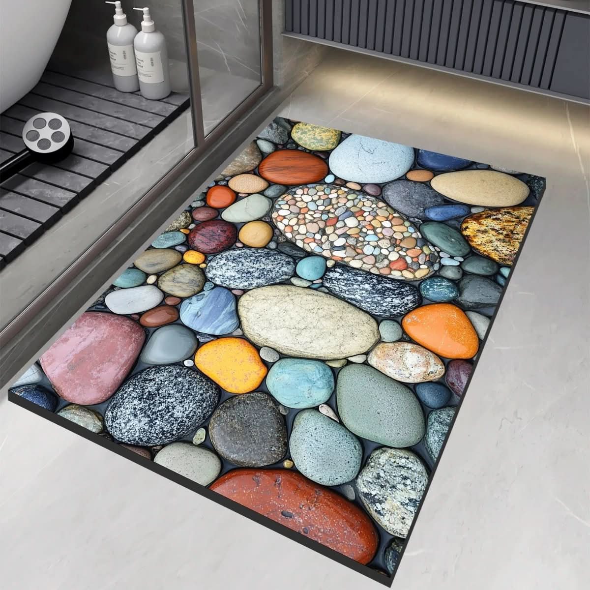 AQUASOFT BATH MAT – Diatomaceous Earth Bath Mat for Safety & Comfort - Image 3