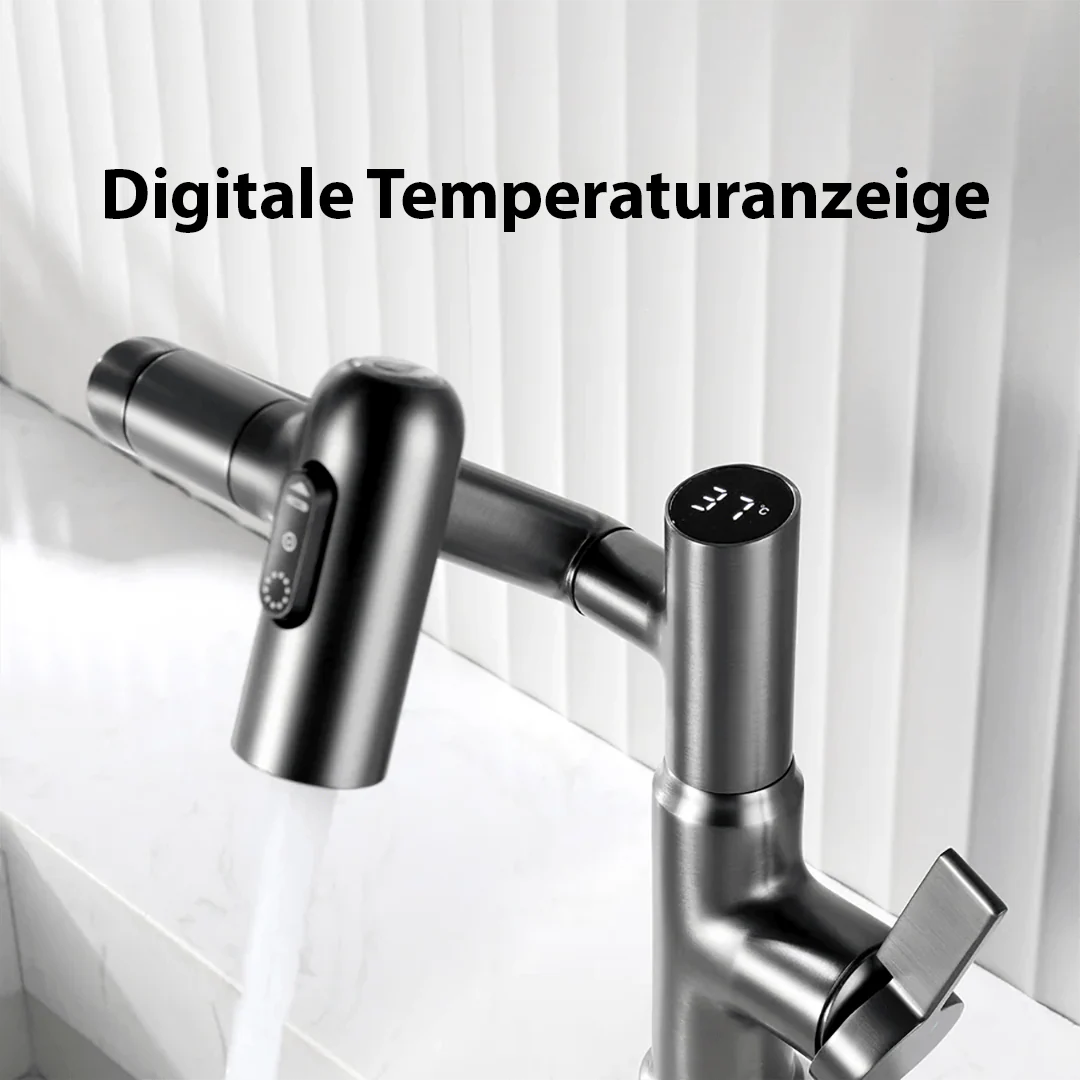 AquaTwist 360° kitchen mixer tap - Rotatable & stylish for modern living - Image 5