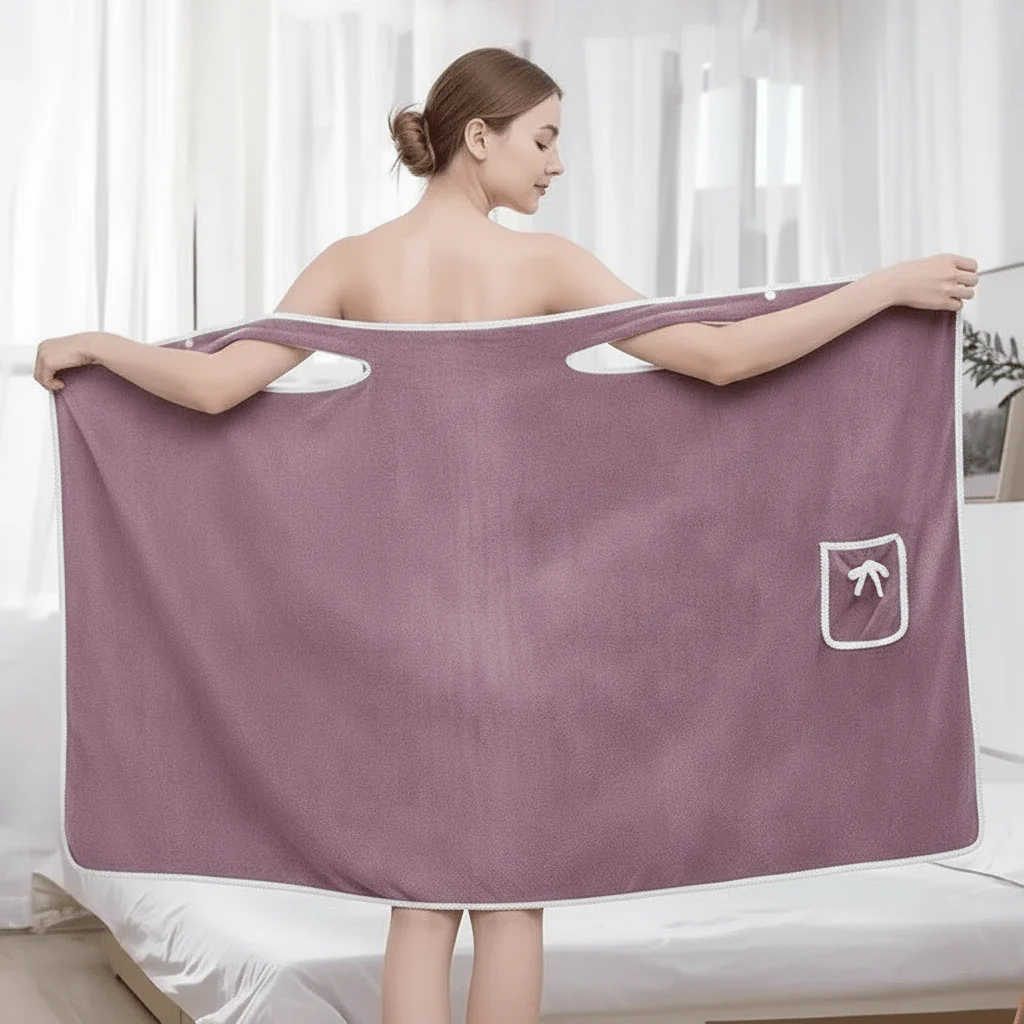 AquaWrap – Quick-Drying Portable Women's Bath Towel - Image 11