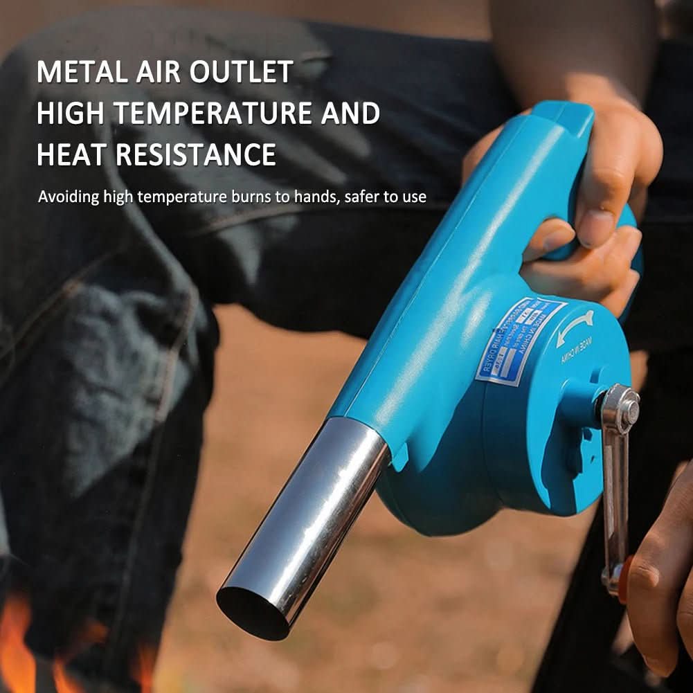 BBQWind Fan - Portable hand crank barbecue fan for easy outdoor firing up - Image 5