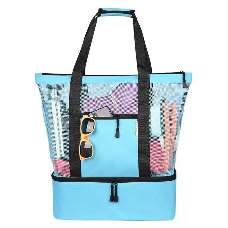 BEACHMATE – Waterproof Beach and Picnic Bag with Mesh Design - Image 9