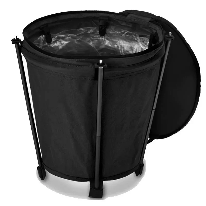 CAMPTRASH BIN - Foldable camping bin made of Oxford fabric with 20 litre capacity & PVC lining - Image 6