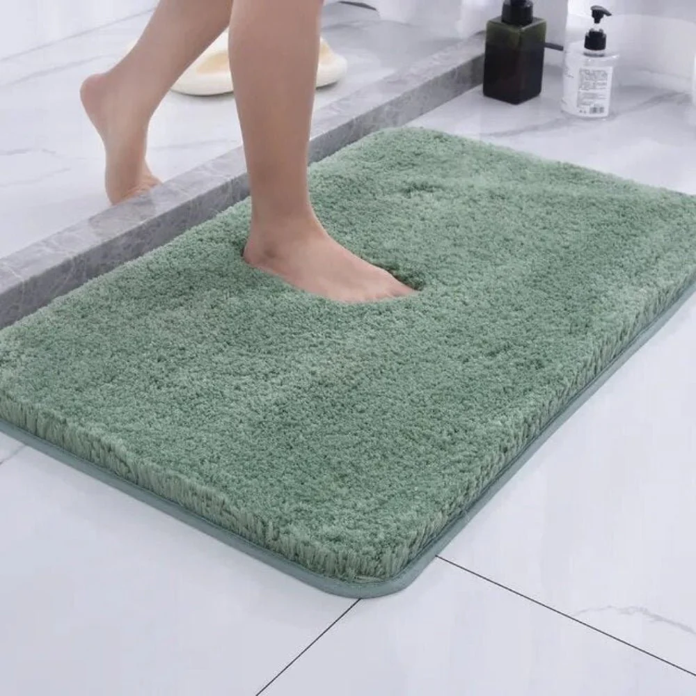 CLOUDSTEP – Fluffy bathroom rug with soft fur texture - Image 5