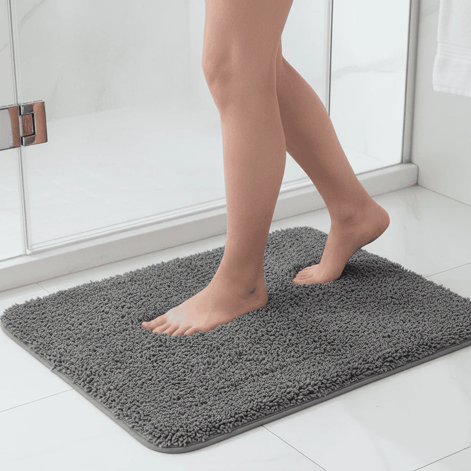 CLOUDSTEP – Fluffy bathroom rug with soft fur texture - Image 8