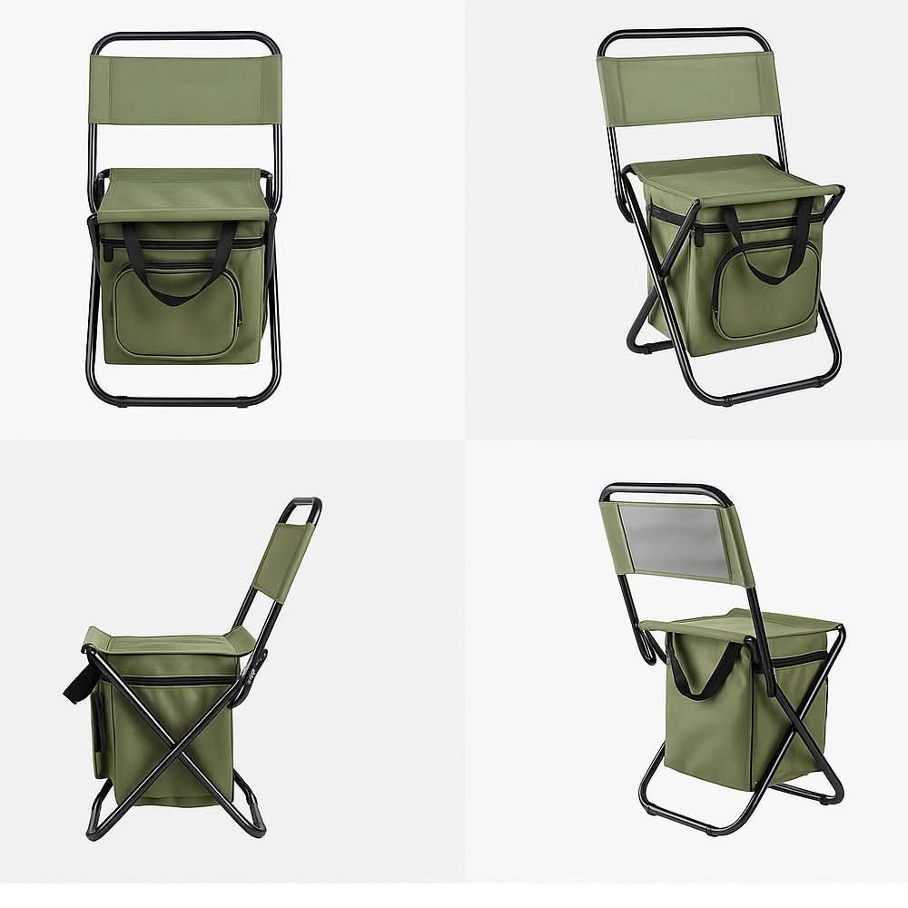 COOLCAMP CHAIR - Folding chair with backrest & integrated cool bag - Image 6