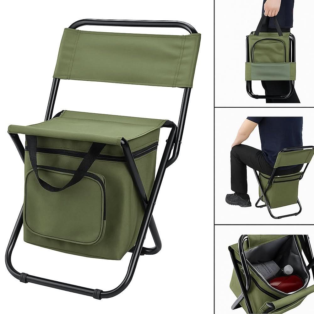 COOLCAMP CHAIR - Folding chair with backrest & integrated cool bag - Image 7
