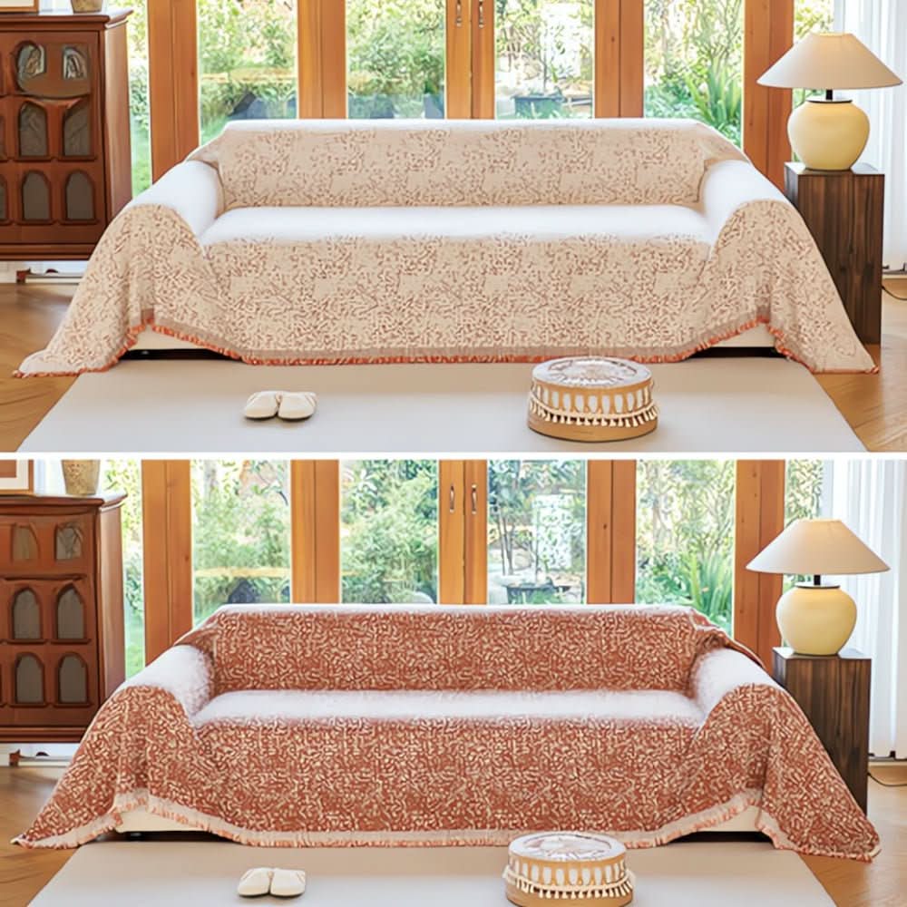 CozyNest – Reversible Microfiber Sofa Cover, Non-Slip and Easy Care - Image 5