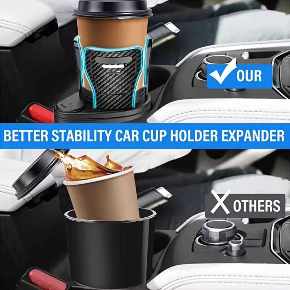 CUPSWIVEL - 360° swivelling car cup holder for double drinks - Image 7