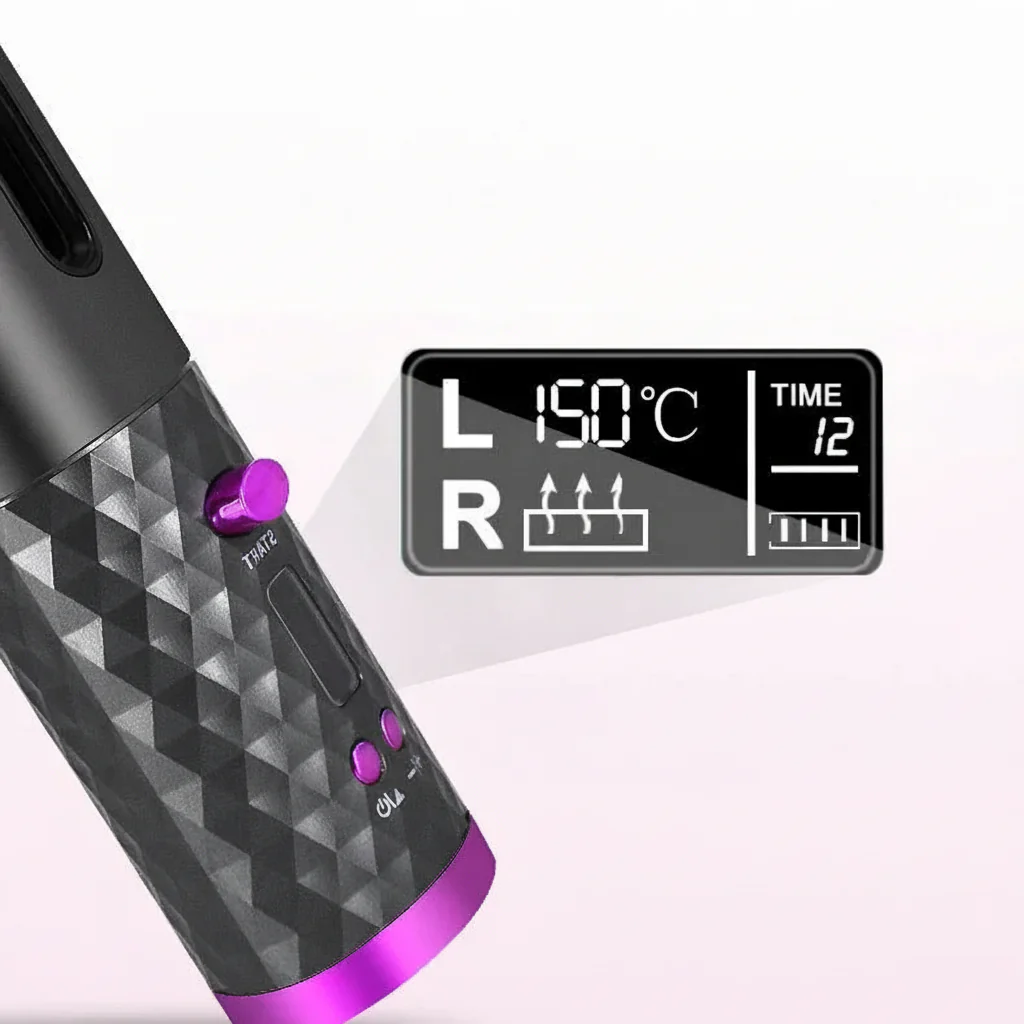 CURLNOVA – Cordless Curling Iron with Ceramic Technology - Image 8