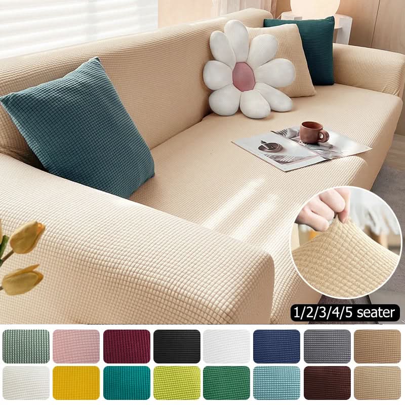 CushionWrap elasticated sofa cover - Water-repellent & stylish for every living room - Image 3