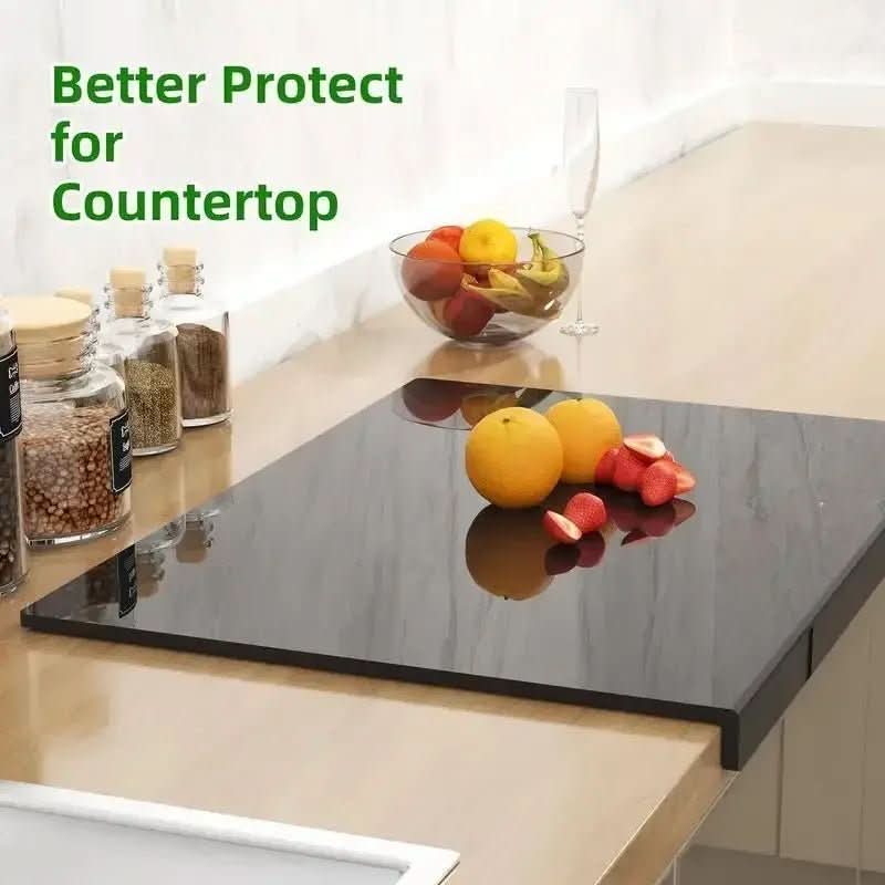 CUTTURA – Acrylic Cutting Board with Protective Lip - Image 3