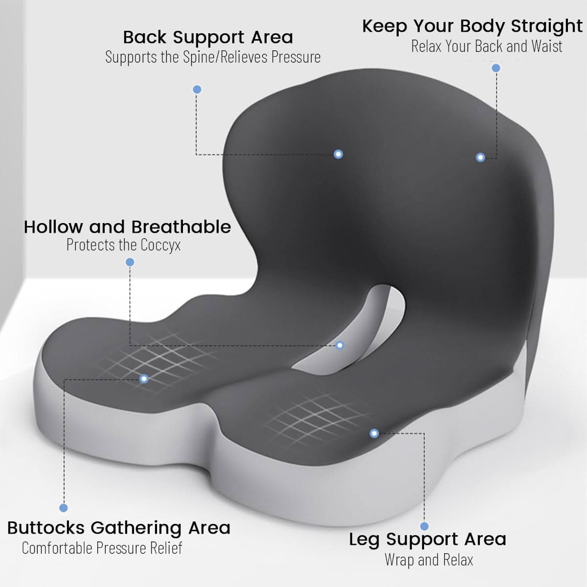 ERGOCOMFORT PAD – Premium Memory Foam Pillow for Posture & Comfort - Image 6