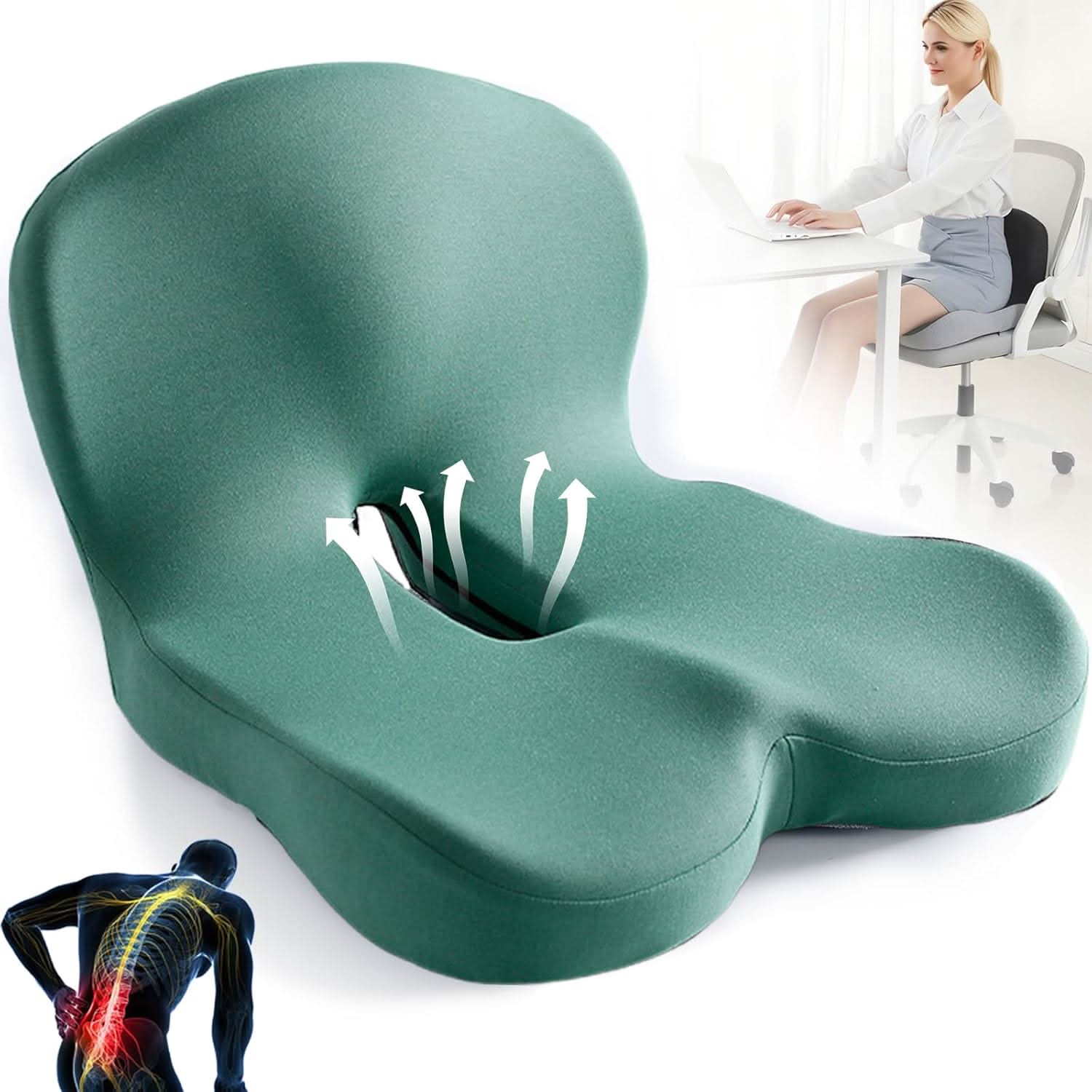 ERGOCOMFORT PAD – Premium Memory Foam Pillow for Posture & Comfort - Image 7