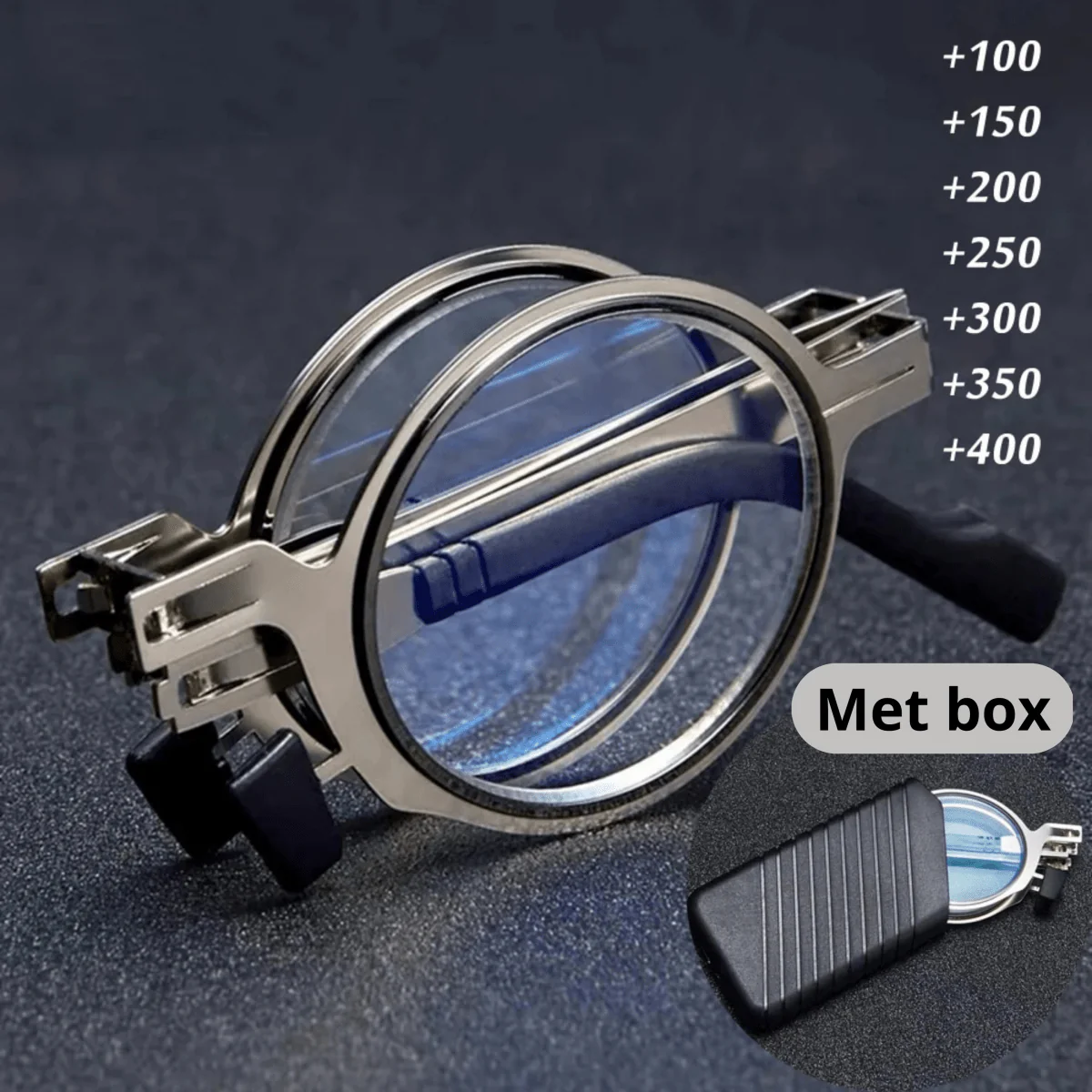 Eyez - Foldable reading glasses with blue light filter & compact case - Image 3