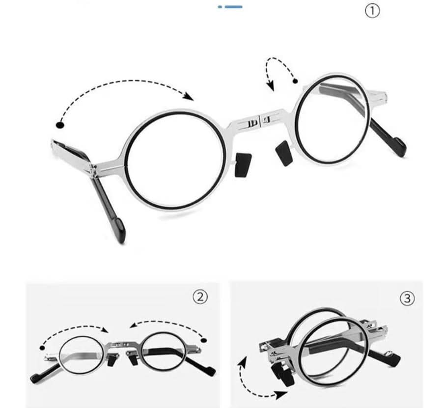 Eyez - Foldable reading glasses with blue light filter & compact case - Image 5