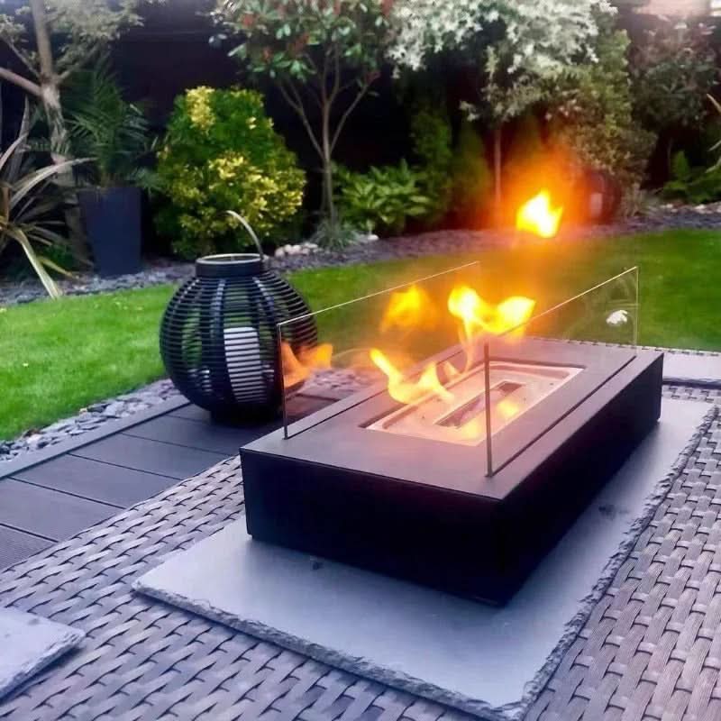 FlameGlow bioethanol table fireplace - Portable & stylish for indoors & outdoors - Image 12