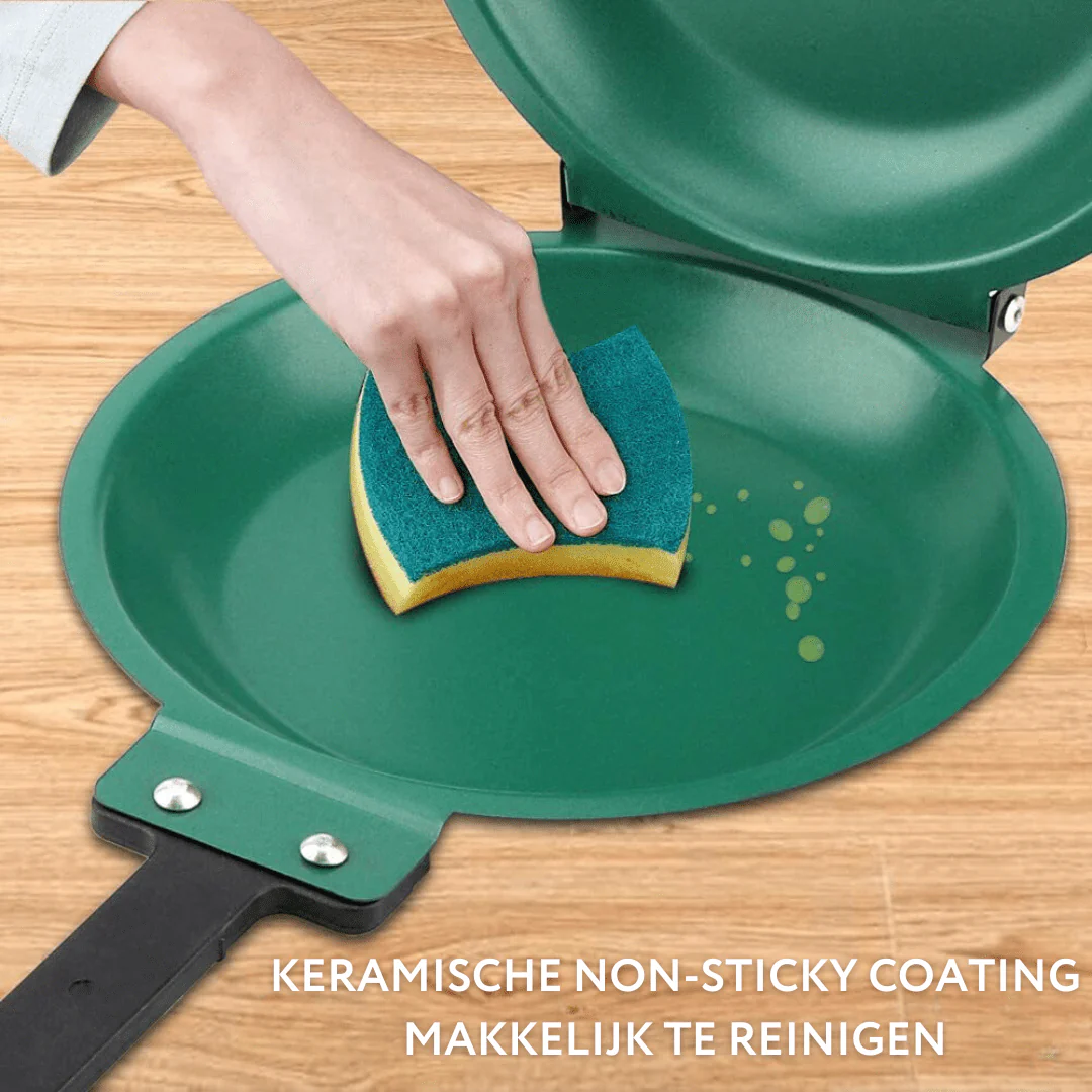 FlipEase Pan - Turning pan with non-stick coating for effortless & low-fat cooking - Image 4