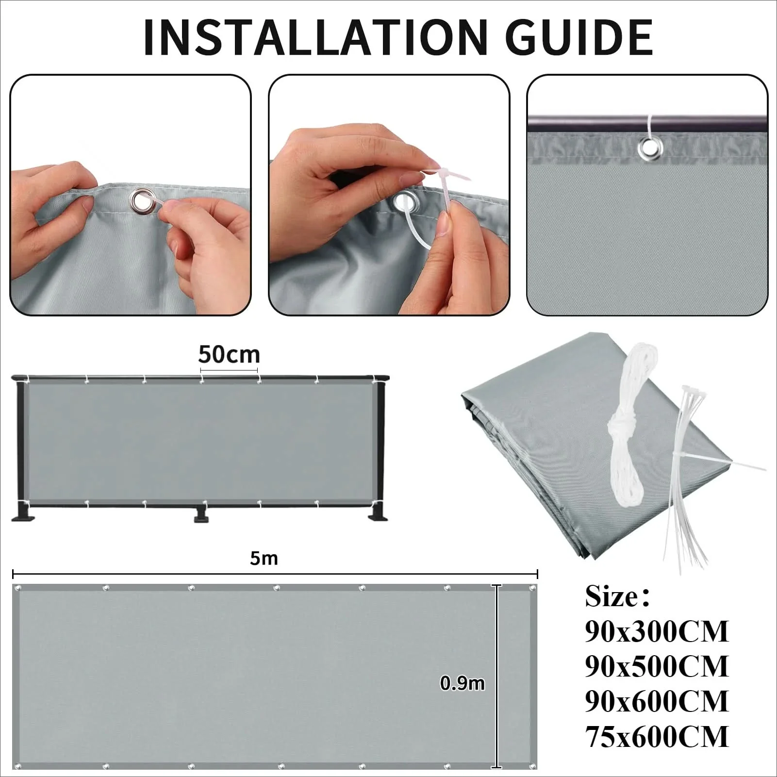 GARDENGUARD – UV- and Waterproof Privacy Fence - Image 11