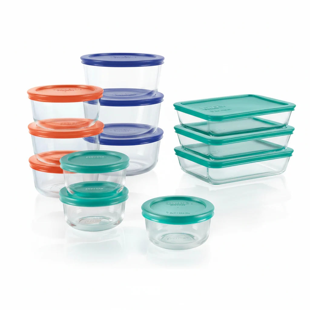 Glasskeer 12-Piece Food Storage Set - BPA-free, airtight for fresh food and efficient organisation - Image 5