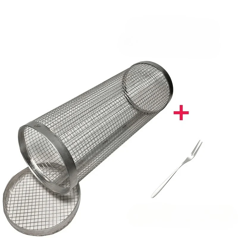 GrillCraft Rotating BBQ basket - stainless steel for even cooking - Image 6