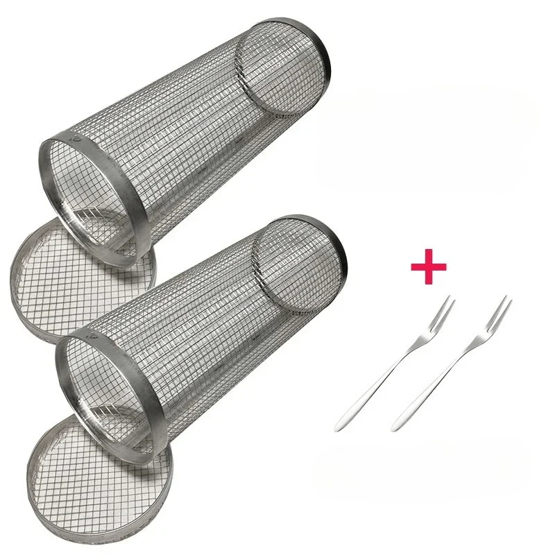 GrillCraft Rotating BBQ basket - stainless steel for even cooking - Image 7