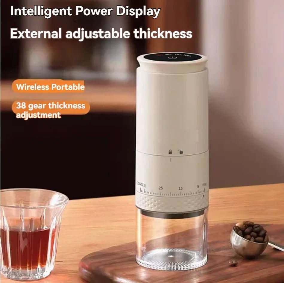 GrindPro – Electric Coffee Grinder with 38 Grinding Levels and USB-C Charging Function - Image 5