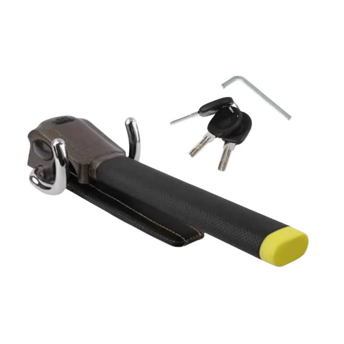 LockShield Premium Steering Wheel Lock with Triple Locking & Alarm - Image 11