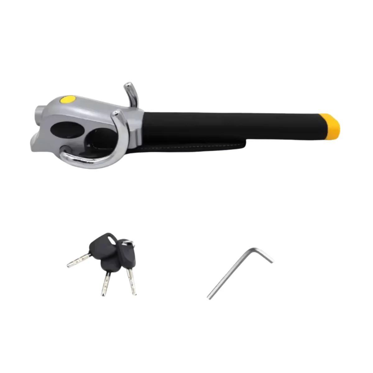 LockShield Premium Steering Wheel Lock with Triple Locking & Alarm - Image 13