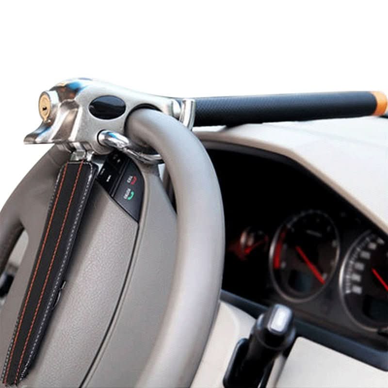 LockShield Premium Steering Wheel Lock with Triple Locking & Alarm - Image 4