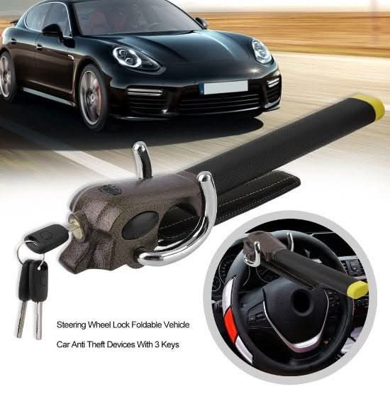 LockShield Premium Steering Wheel Lock with Triple Locking & Alarm - Image 6
