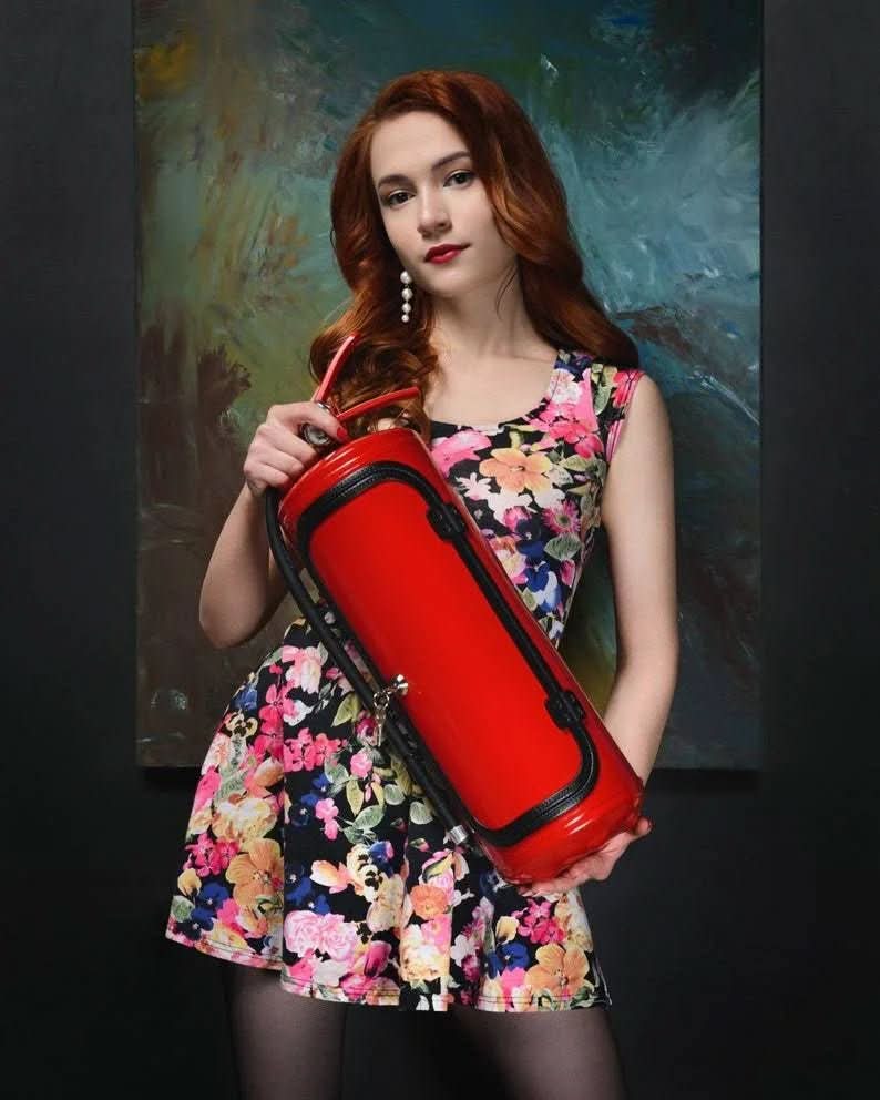 Hidden FireBar - Hidden minibar in fire extinguisher design for stylish storage - Image 7