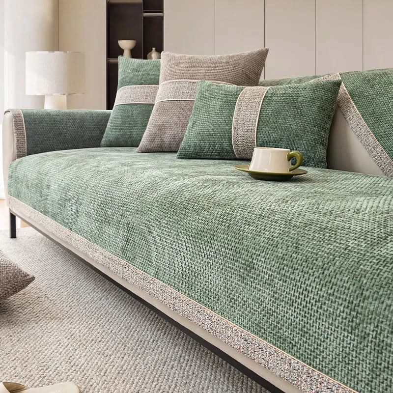 LeinenLux sofa cover - Non-slip & stylish for every living room - Image 10