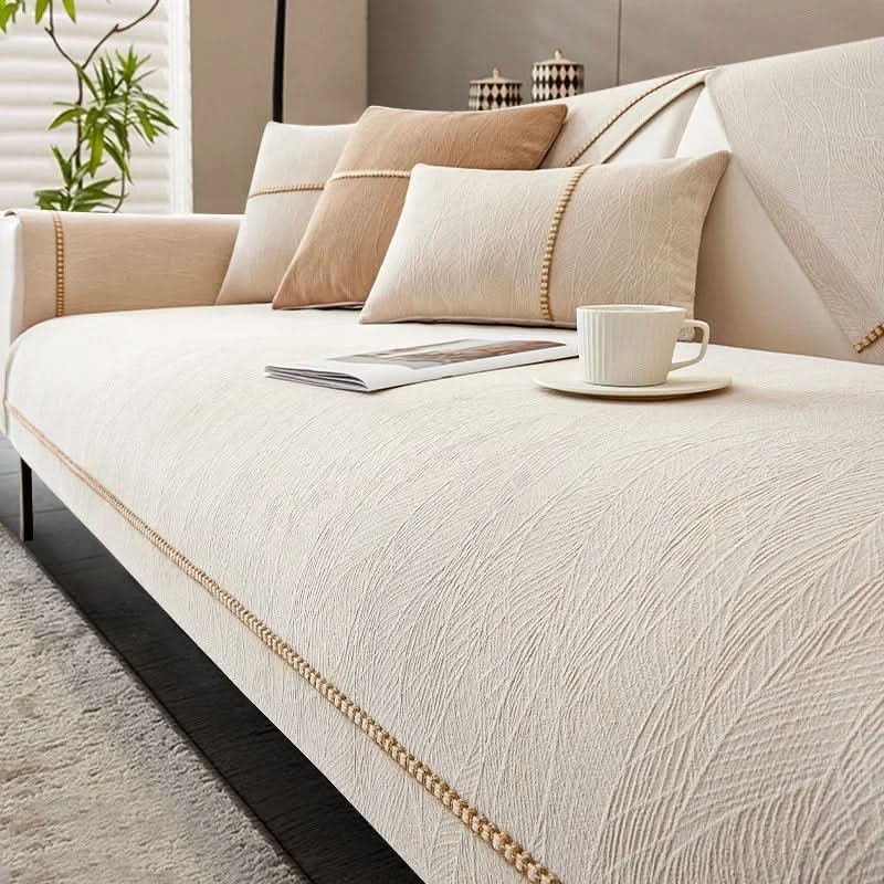 LeinenLux sofa cover - Non-slip & stylish for every living room - Image 13