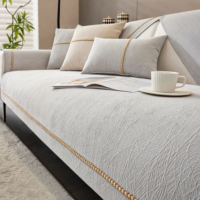 LeinenLux sofa cover - Non-slip & stylish for every living room - Image 14