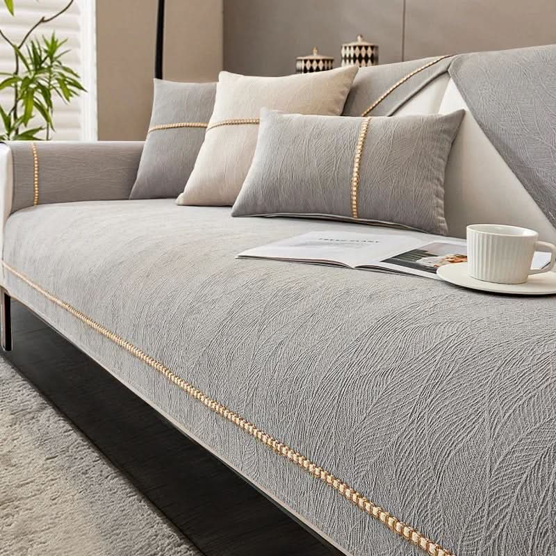 LeinenLux sofa cover - Non-slip & stylish for every living room - Image 15