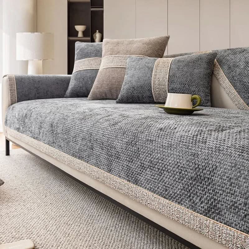 LeinenLux sofa cover - Non-slip & stylish for every living room - Image 3
