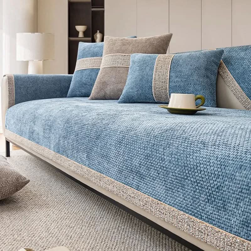 LeinenLux sofa cover - Non-slip & stylish for every living room - Image 9