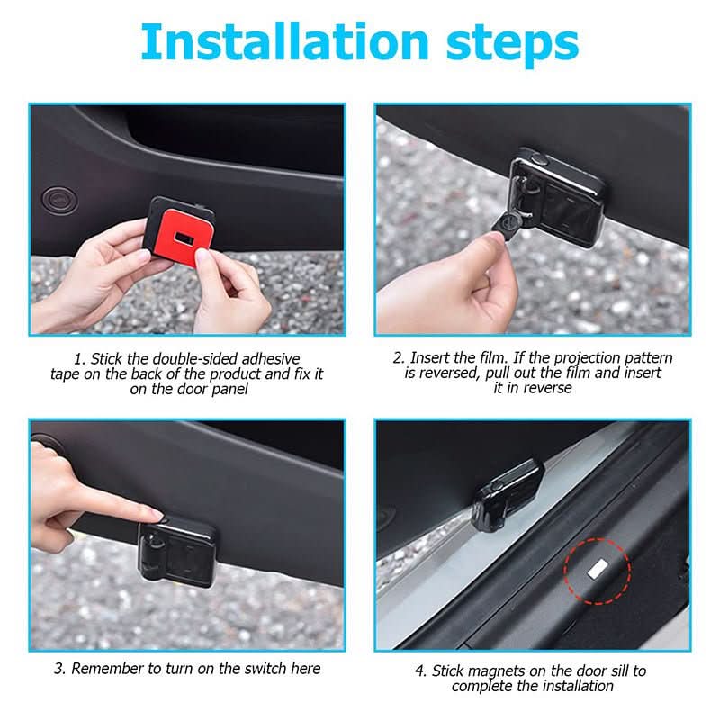LumiDoor – Wireless LED Car Door Projector Light with Custom Logos - Image 8