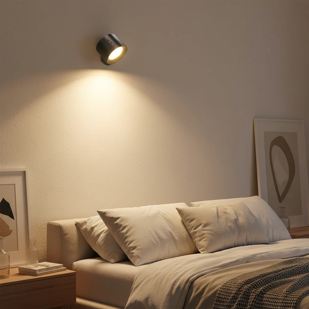 LumiSpin LED wall lamp - Dimmable & 360° rotatable for every home - Image 3