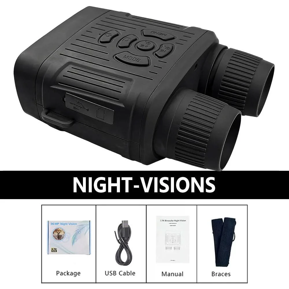 NightPulse Binoculars- Night vision binoculars with 300 m range & recording function - Image 15