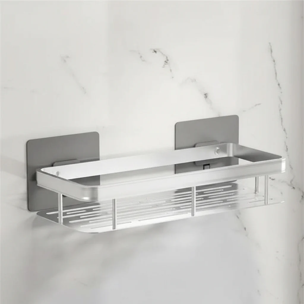 NordicShelf adhesive shelf for the bathroom - drill-free & stylish for every bathroom - Image 14