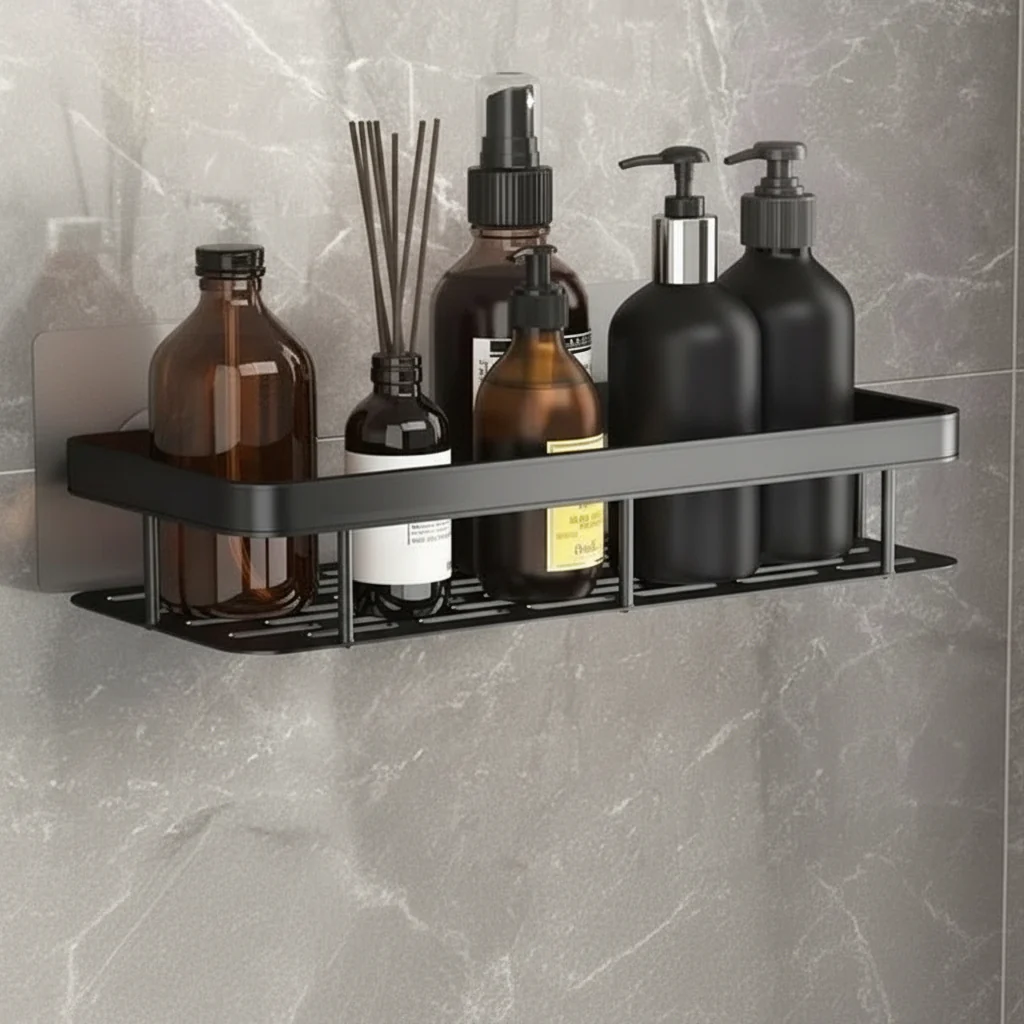 NordicShelf adhesive shelf for the bathroom - drill-free & stylish for every bathroom - Image 5