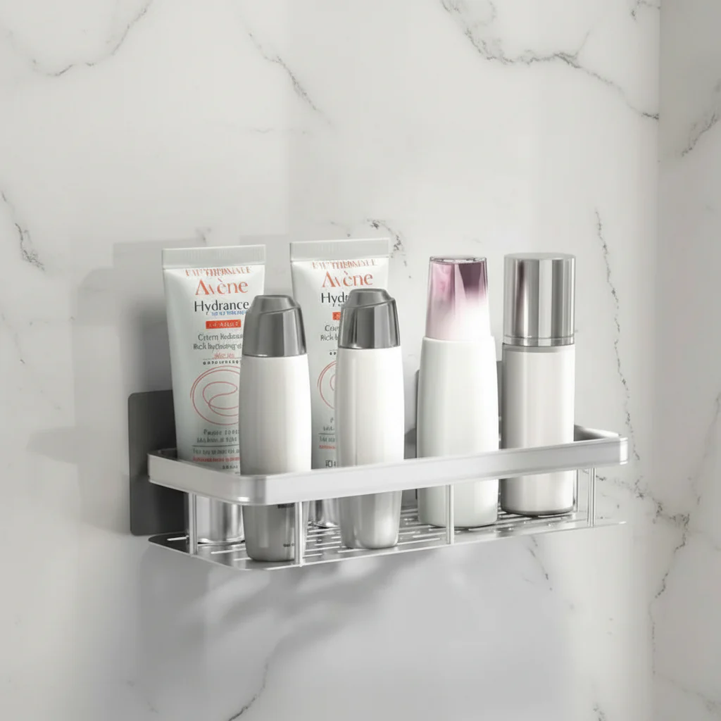 NordicShelf adhesive shelf for the bathroom - drill-free & stylish for every bathroom - Image 6