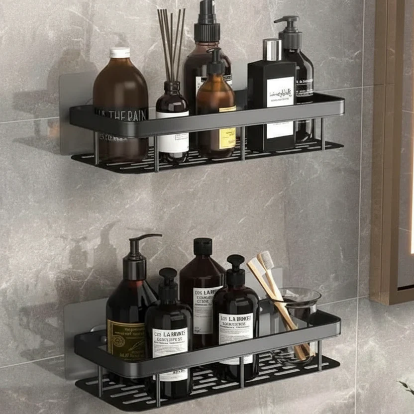 NordicShelf adhesive shelf for the bathroom - drill-free & stylish for every bathroom - Image 8