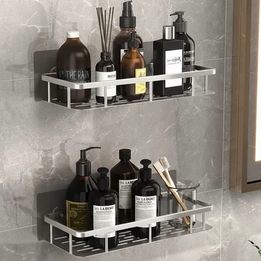 NordicShelf adhesive shelf for the bathroom - drill-free & stylish for every bathroom - Image 9